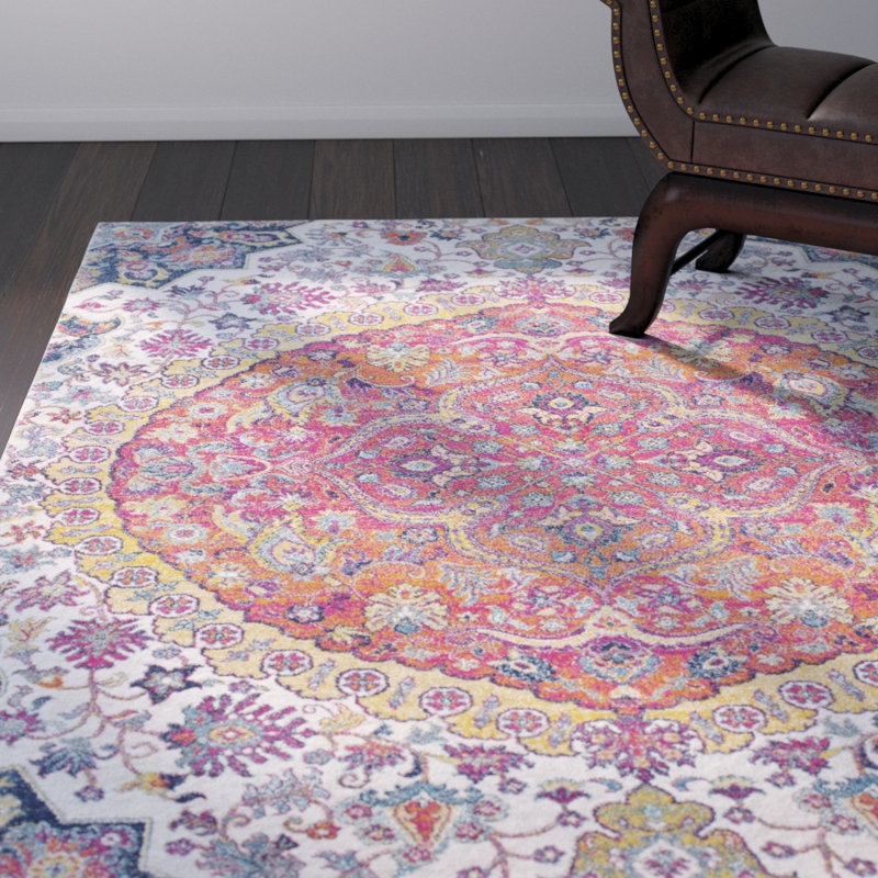 Bungalow Rose Arteaga Orange Area Rug & Reviews Wayfair